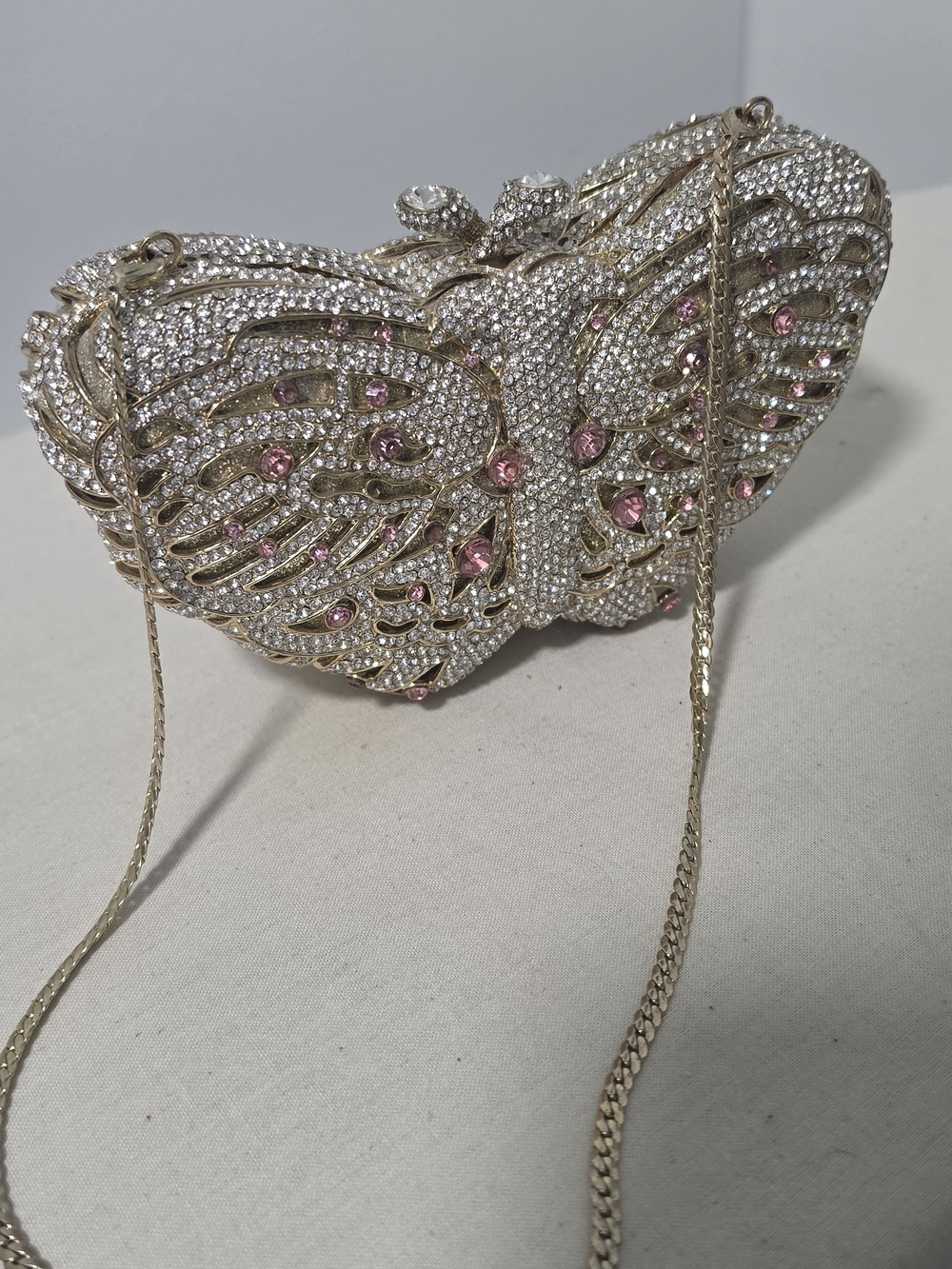 Butterfly Swaroski Crystal - Evening Clutch - Picture 2 of 12